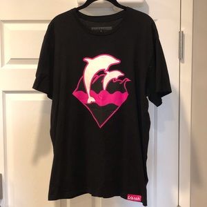 Pink Dolphin Mens T-Shirt